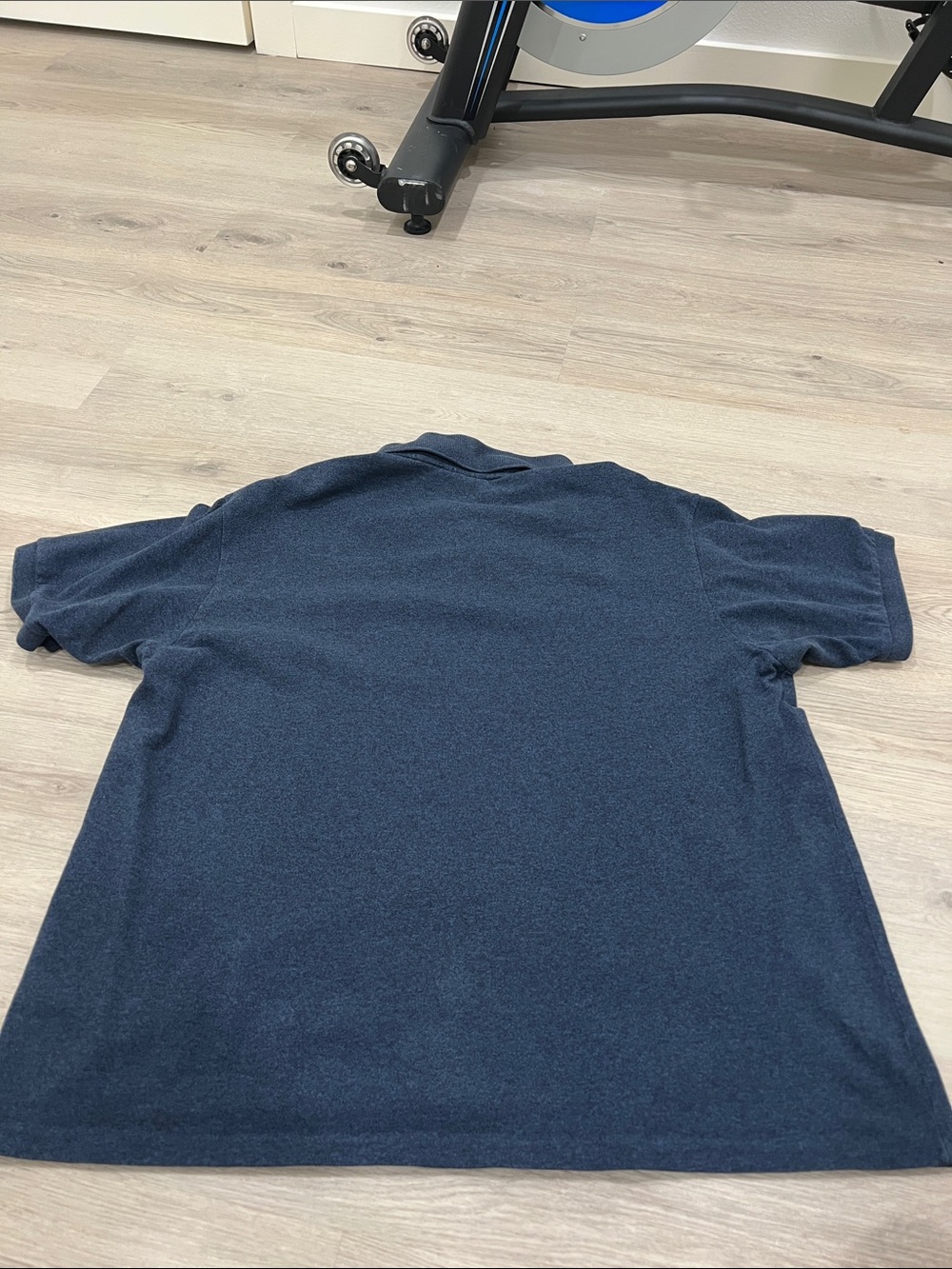 Lacoste Dark Blue Short-Sleeve Polo with Crocodile Emblem - Picture 4 of 4